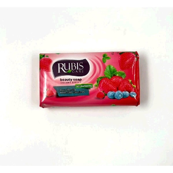 Rubis beauty мыло strawberry 150 гр 8бл.(48шт)