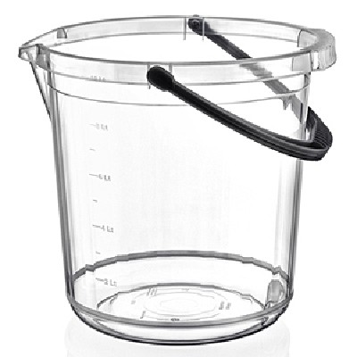 Ведро прозрачное 14 л. er-554