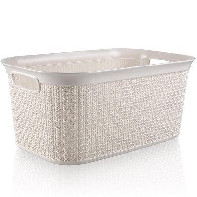 Пластиковая корзина для белья 27 л. ucsan m-076