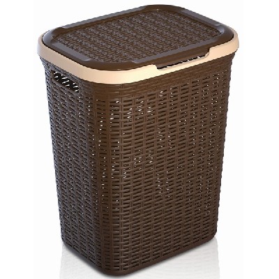 Пластиковая ротанговая корзина (50л) ucsan m-078
