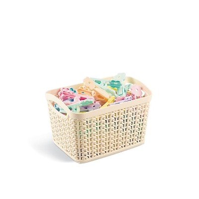 Пластиковая ротанговая корзина 1.5л ucsan m-095