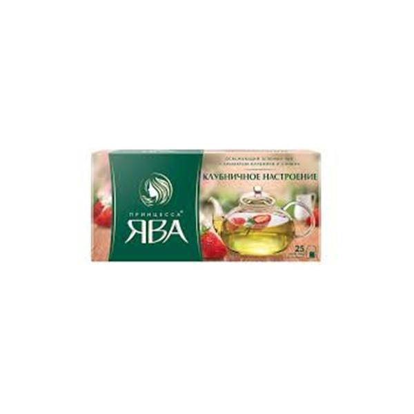 Ява клубничное настроение зеленый чай 1.5*25*18