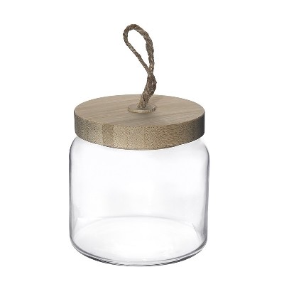 Woody банка с бамбук.крышкой 575 сс 1*6