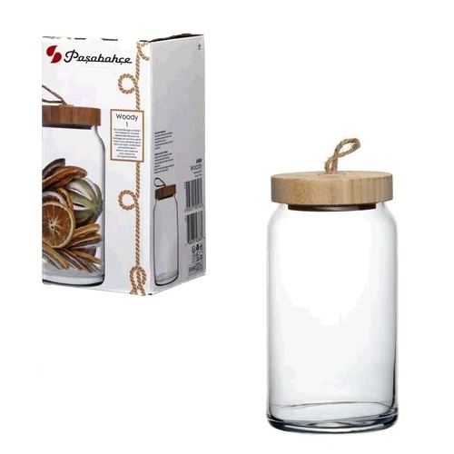 Woody банка с бамбук.крышкой 1130 сс 1*6