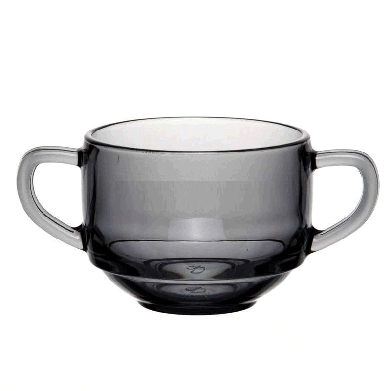 Chef кружка для супа серый 480 сс с ручками 1*6