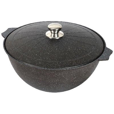 Казан для плова 10л гранит black 510802